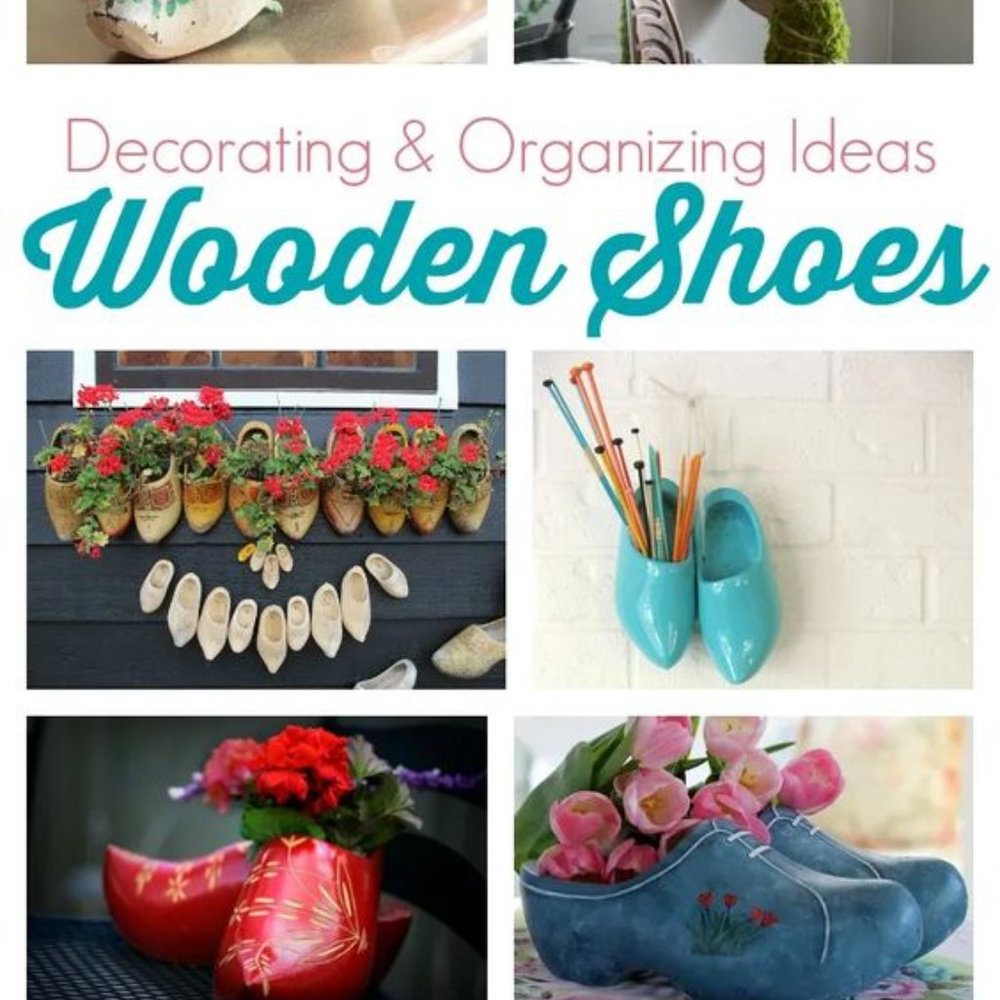 Vintage 1980's Dutch Wooden Clogs, size 34 - Picture 13 of 13